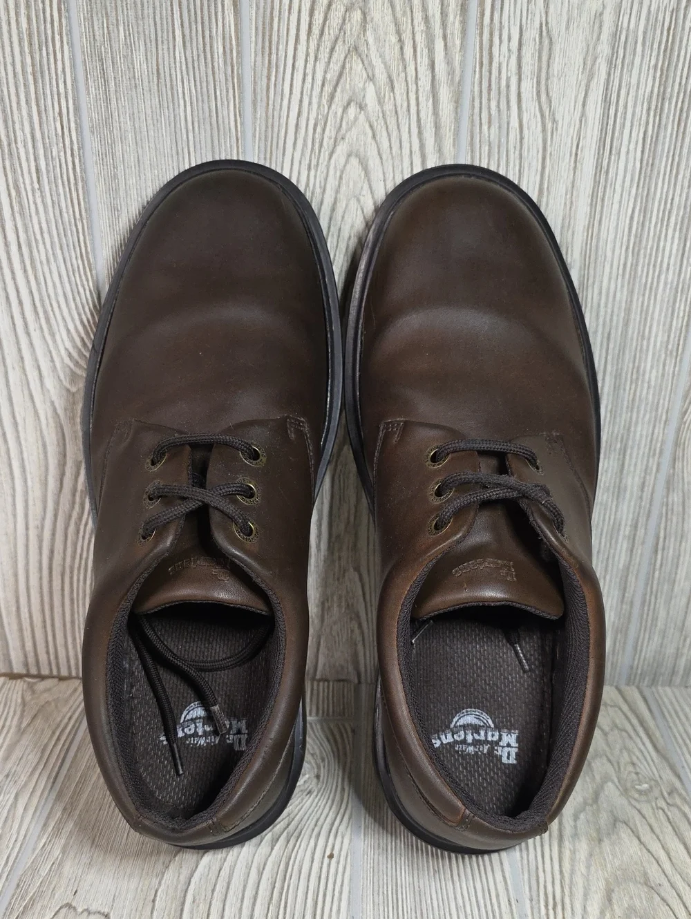 Dr. Martens Kent Oxford Brown Leather Lace Up Shoes Mens Size 12